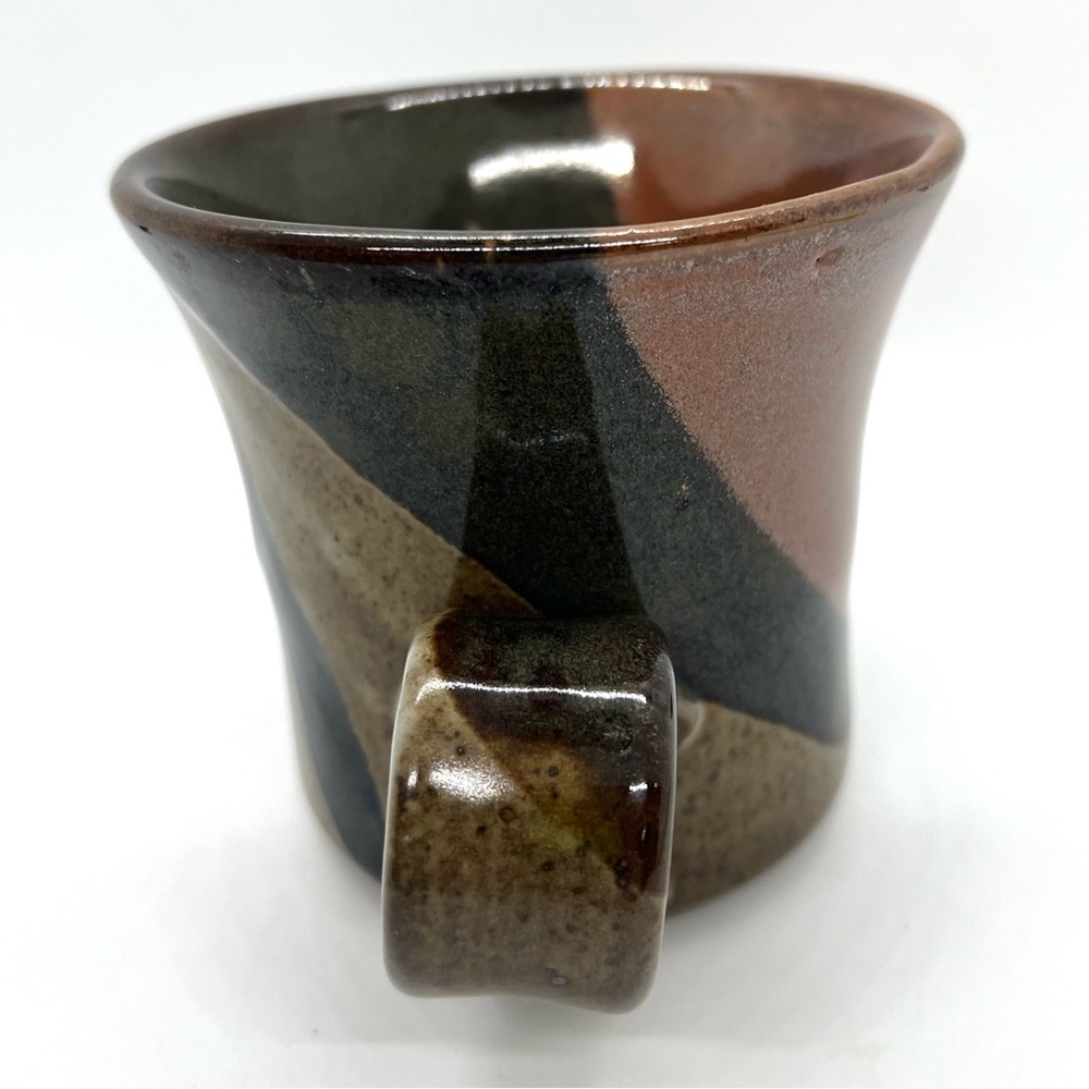 Y2K Signed John Freimarck Set of 2 Studio Pottery Mugs - Picture 9 of 16